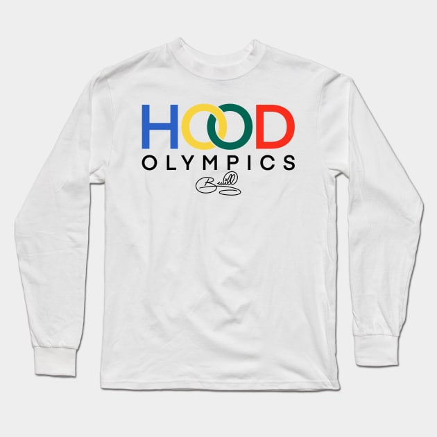 Hood Olympics Logo Long Sleeve T-Shirt by artofbryson